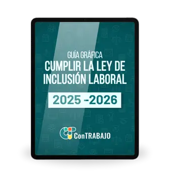 Guía gráfica: Cumplir la ley de inclusión laboral (2025 – 2026)